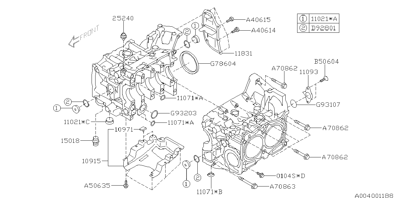 Subaru 25240KA050 - Датчик, тиск масла avtolavka.club