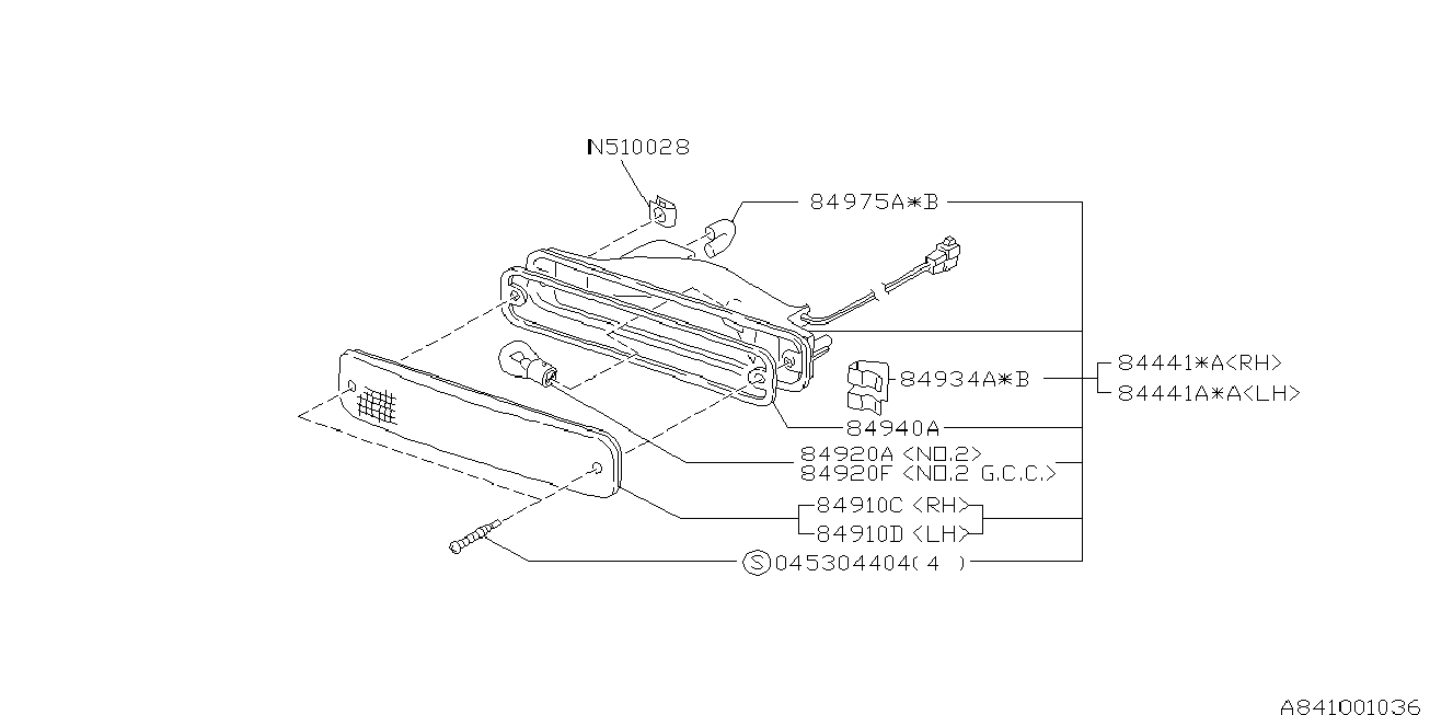 Subaru 84441FA060 - Бічний ліхтар, покажчик повороту avtolavka.club