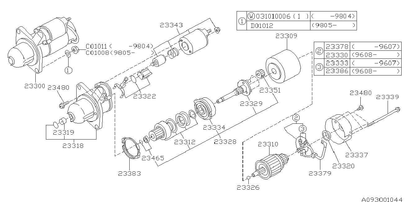 Subaru 23300-AA380 - Стартер avtolavka.club