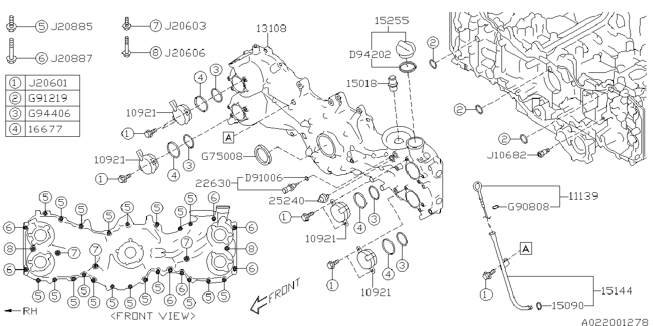 Subaru 10921AA231 - Центральний магніт, шестерня приводу розподільного вала avtolavka.club