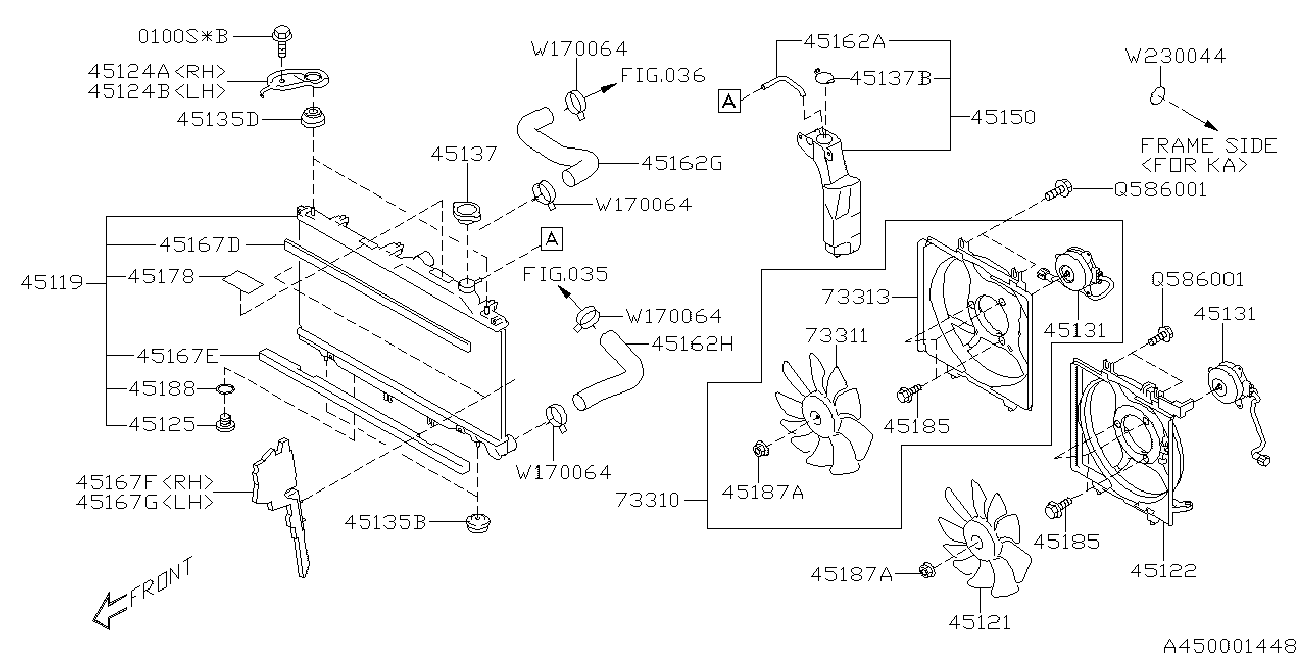 Subaru 45161AJ170 - Шланг радіатора avtolavka.club