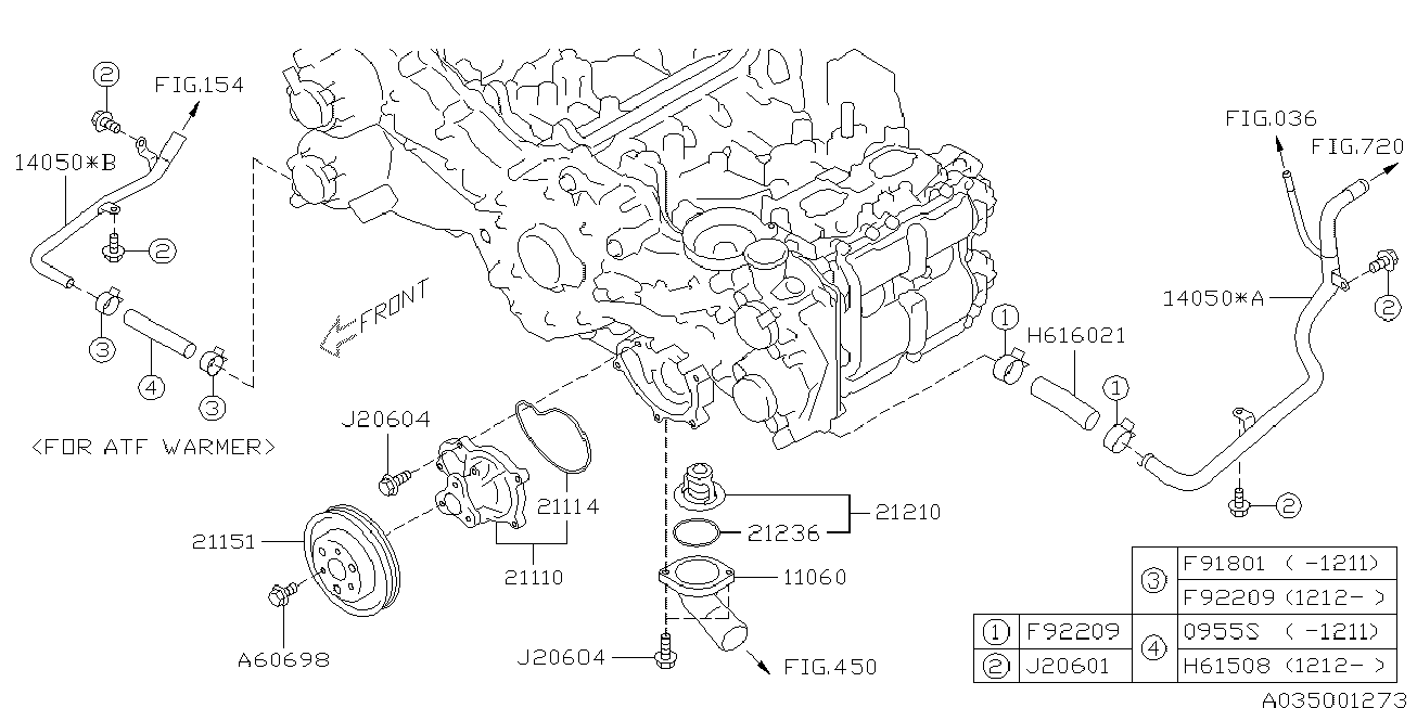 Mitsubishi 21210AA210 - Термостат, охолоджуюча рідина avtolavka.club