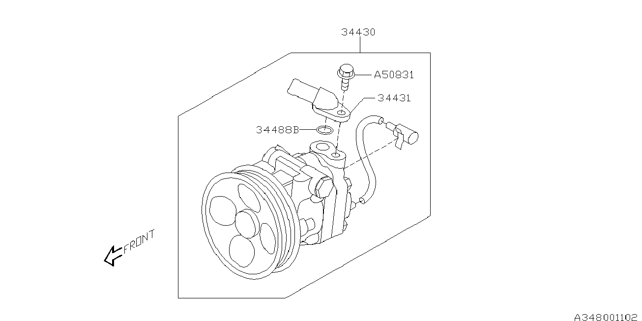 Subaru 34439AE020 - Прокладка, впускний колектор avtolavka.club