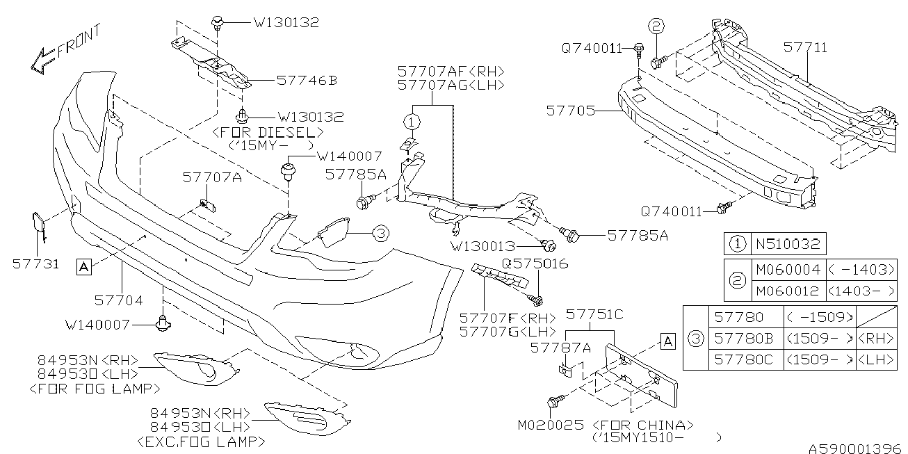 Subaru 57707SG010 - Кронштейн, основна фара avtolavka.club