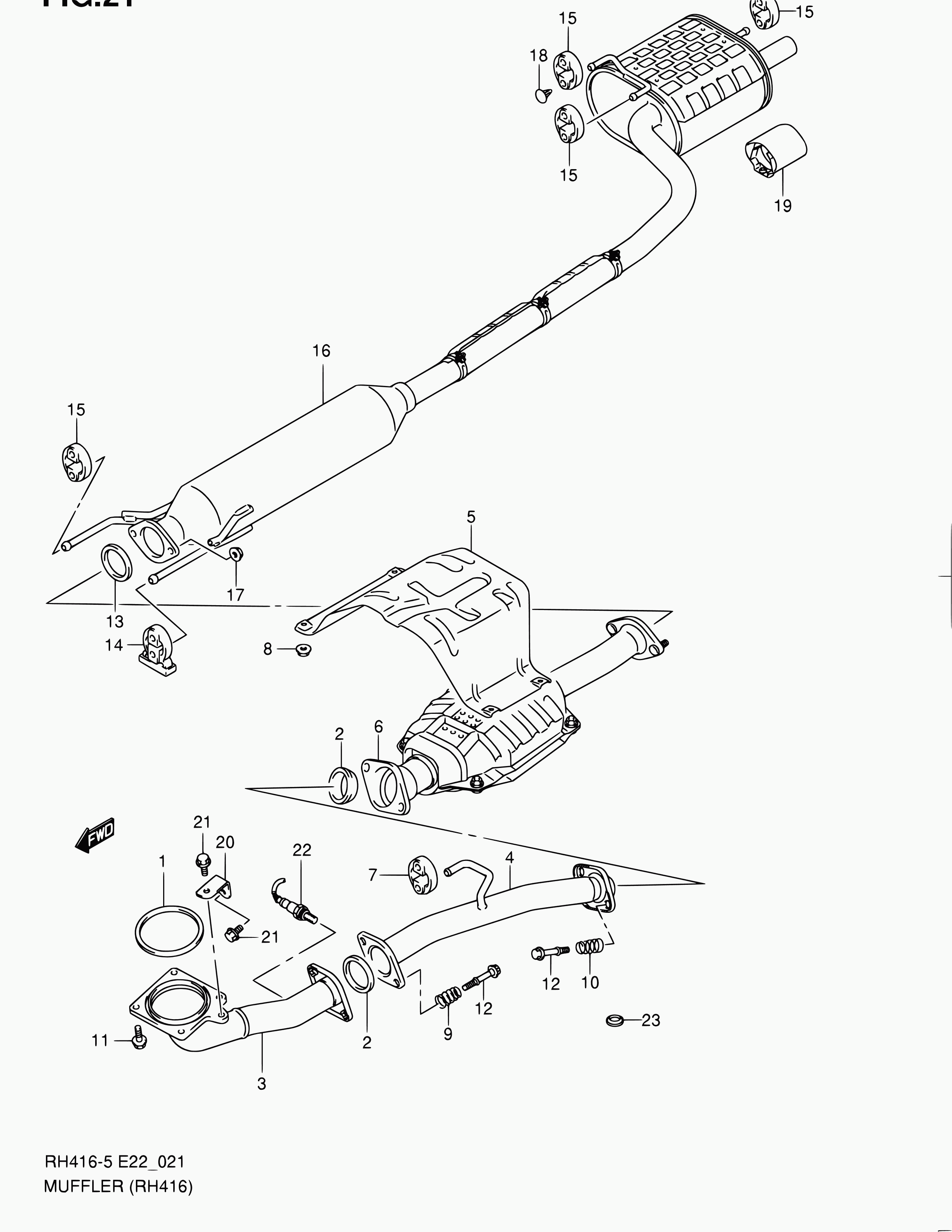 Suzuki 14281-70H00 - Втулка, стабілізатор avtolavka.club