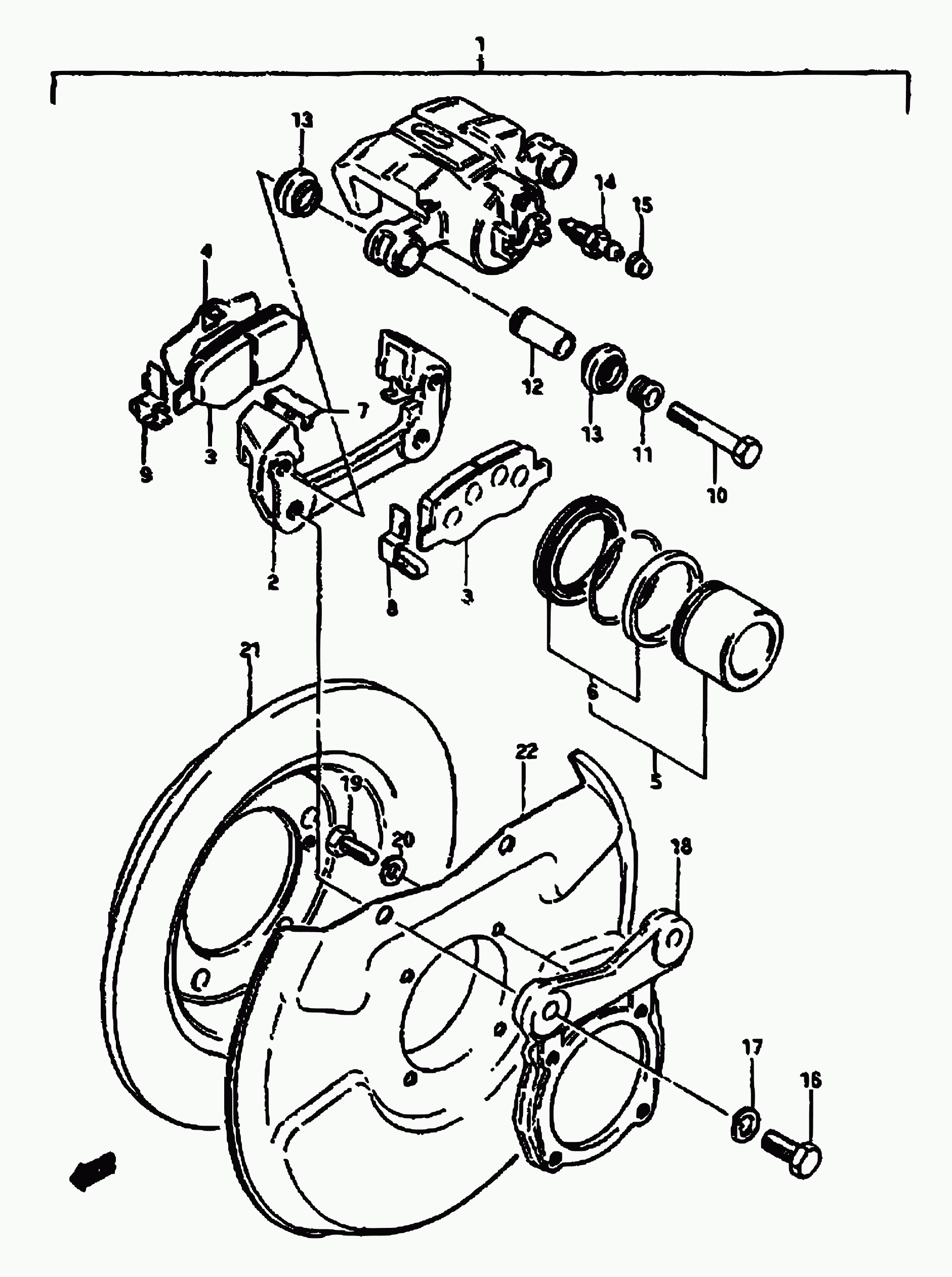 Suzuki 55221-80000 - Гальмівний диск avtolavka.club