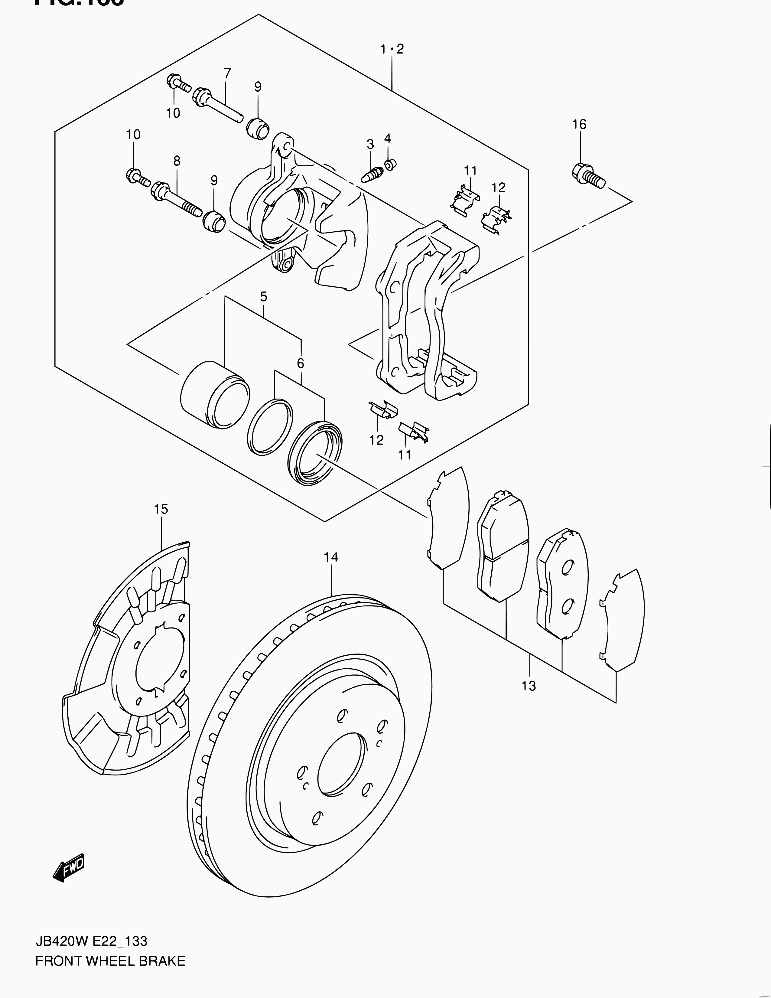 Suzuki 55211-65J01 - Гальмівний диск avtolavka.club