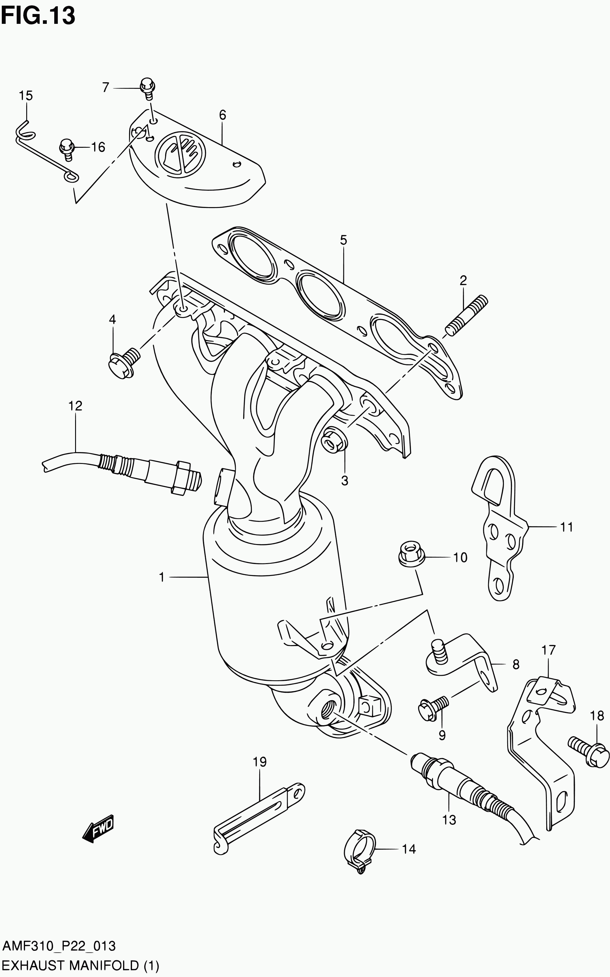 Suzuki 18213M68KA0 - Лямбда-зонд, датчик кисню avtolavka.club