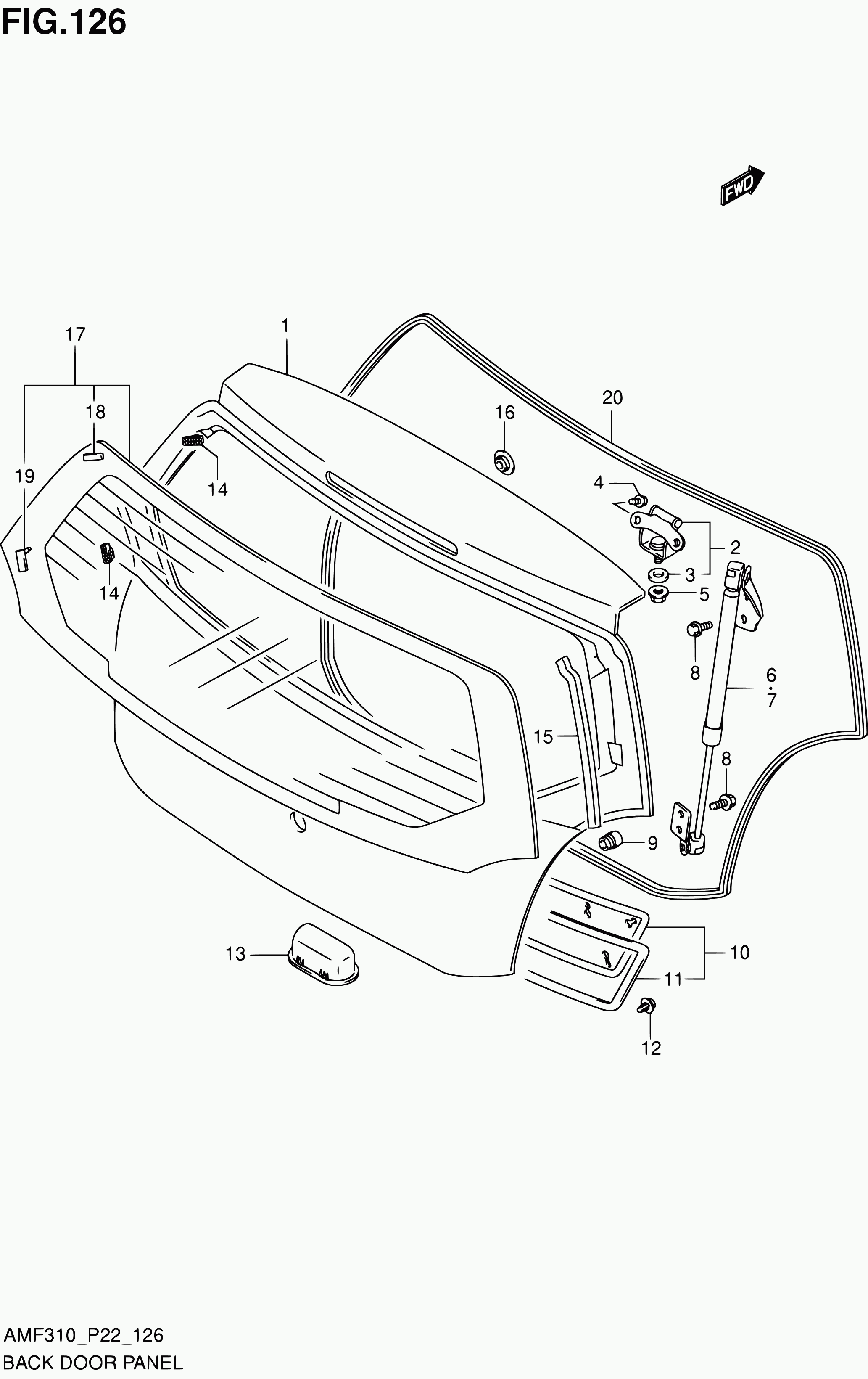 NISSAN 81860M68K00 - Газова пружина, кришка багажник avtolavka.club