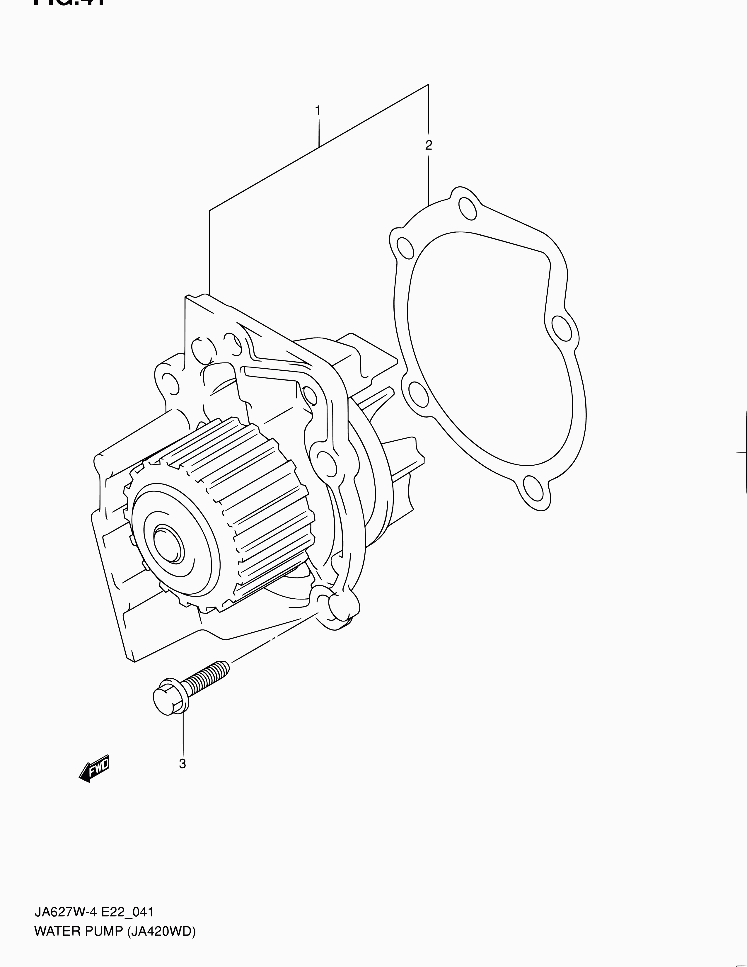 Suzuki 17410-67G00 - Водяний насос avtolavka.club