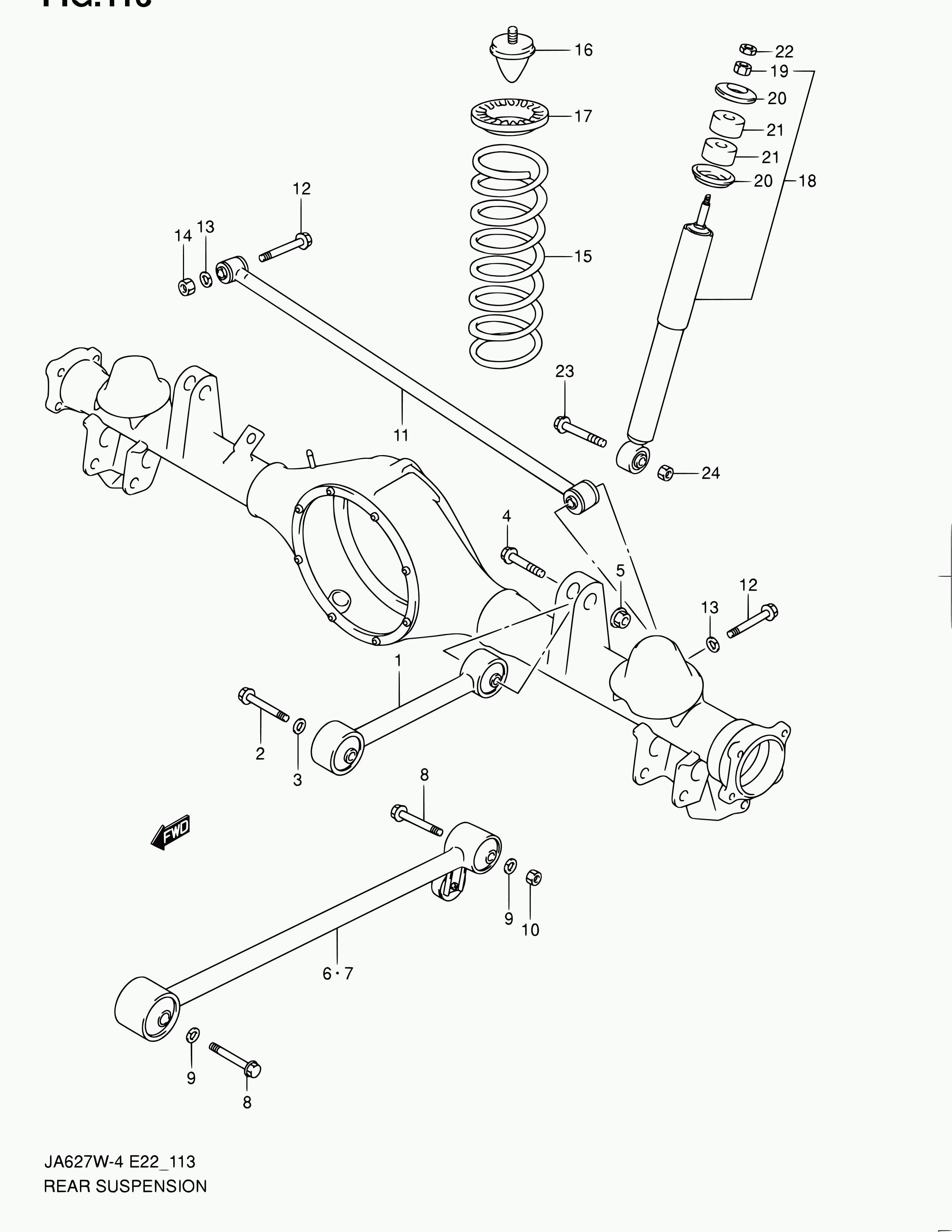 Suzuki 41700-52D01 - Амортизатор avtolavka.club