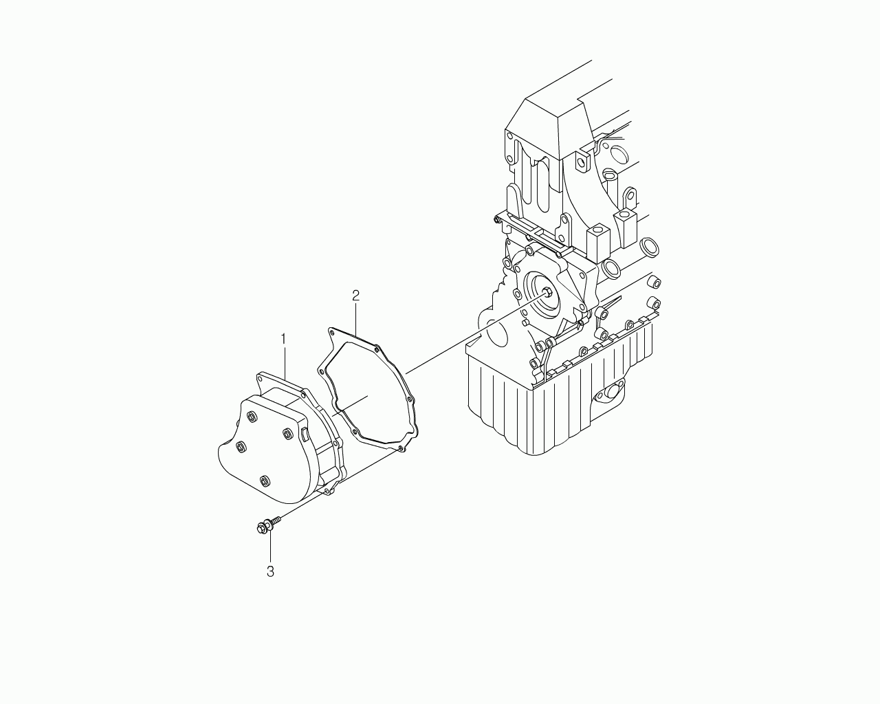 Ssangyong 6042380080 - Прокладка, вакуумний насос avtolavka.club