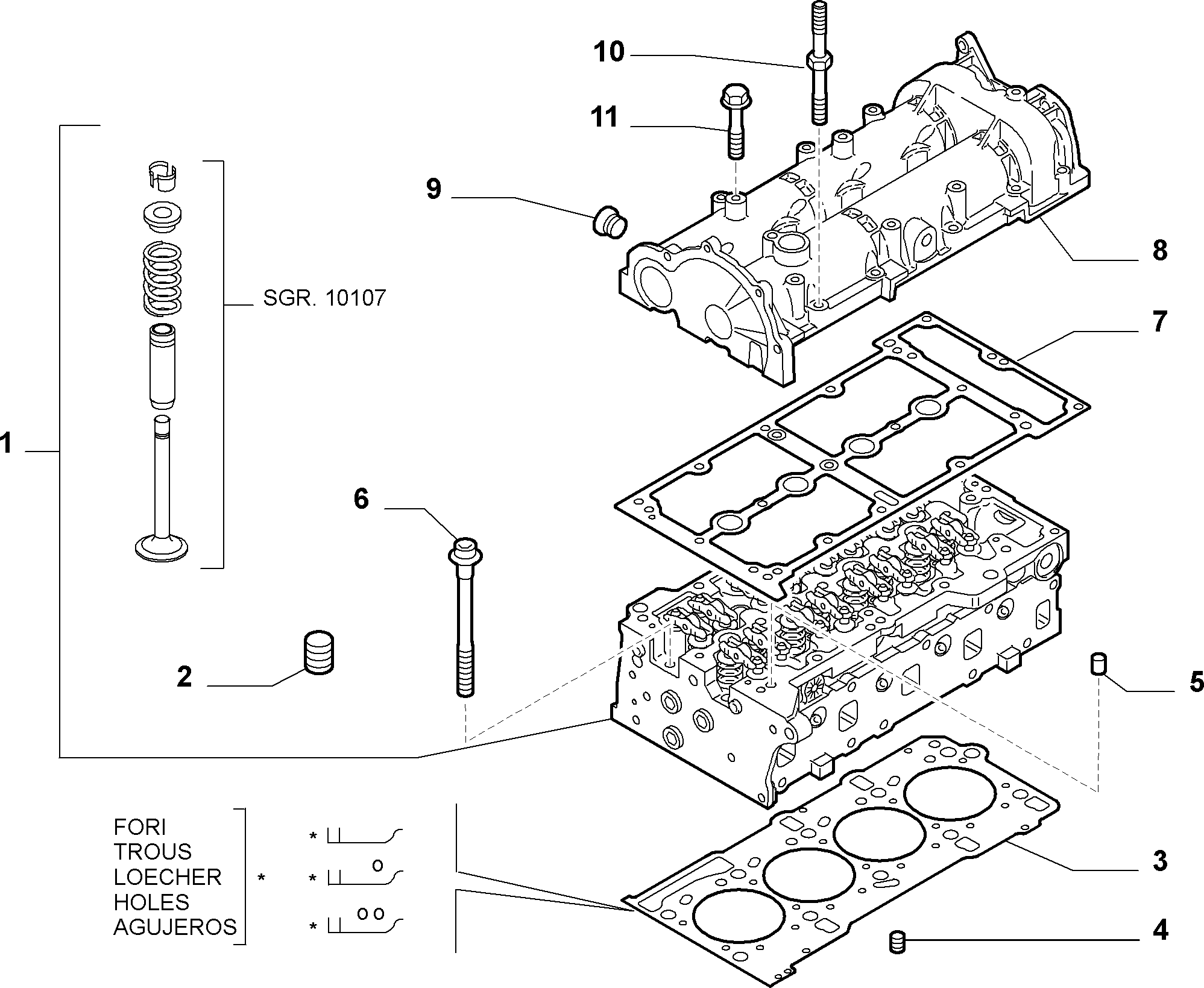 Opel 71739601 - CYLINDER HEAD WITH VALVES COMPL avtolavka.club