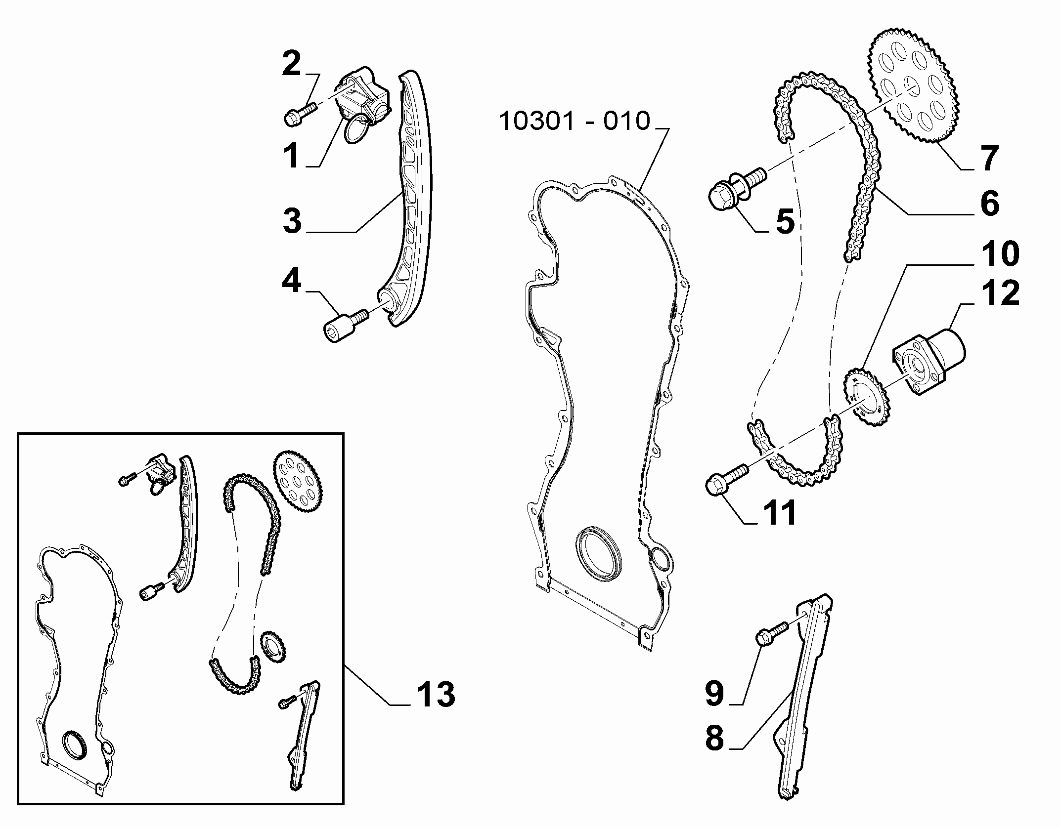 Vauxhall 55205448 - Планка заспокоювача, ланцюг приводу avtolavka.club