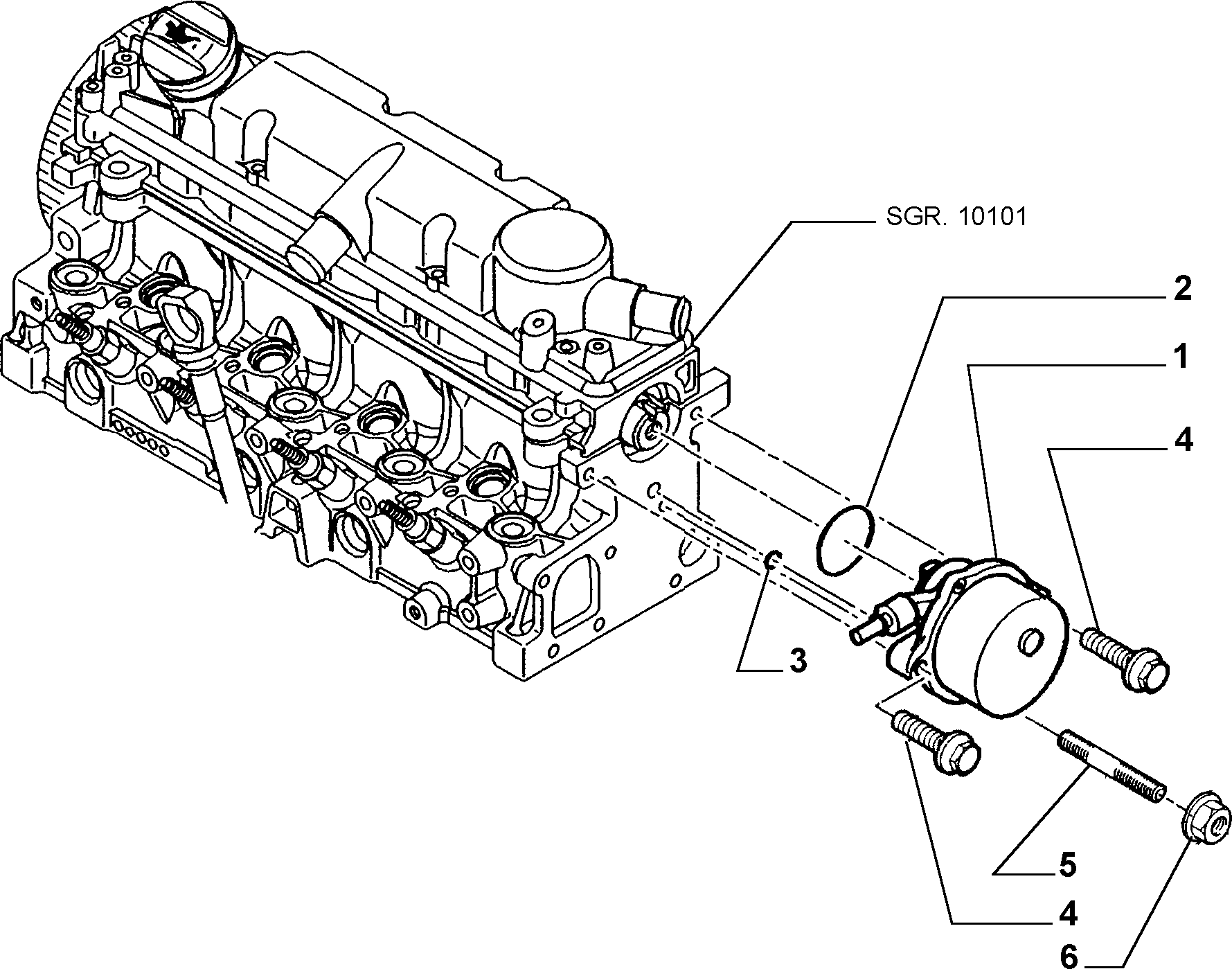 Lancia 9631971580 - Вакуумний насос, гальмівна система avtolavka.club