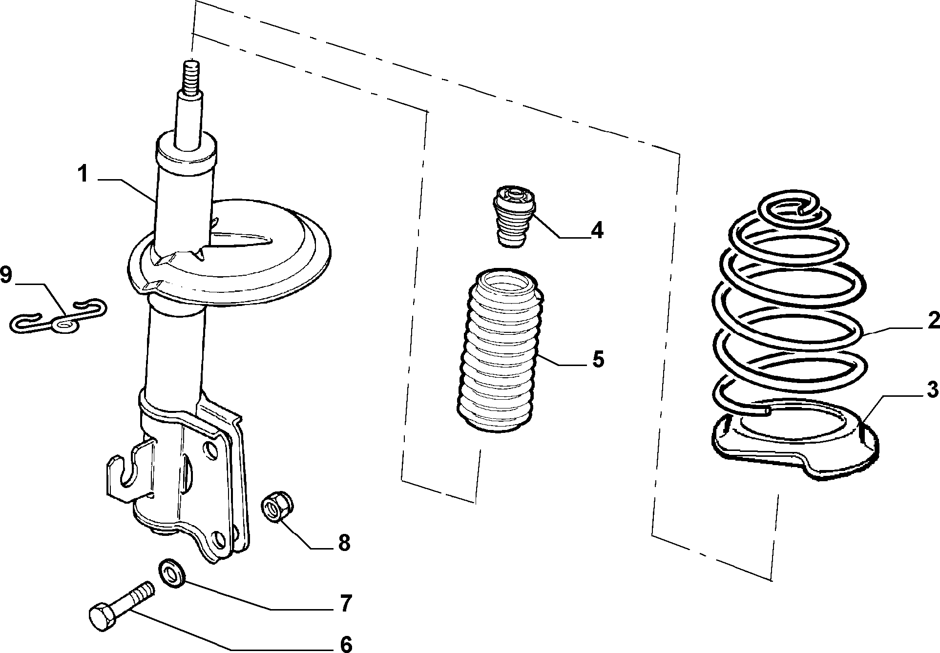 FIAT 46792633 - Відбійник, буфер амортизатора avtolavka.club