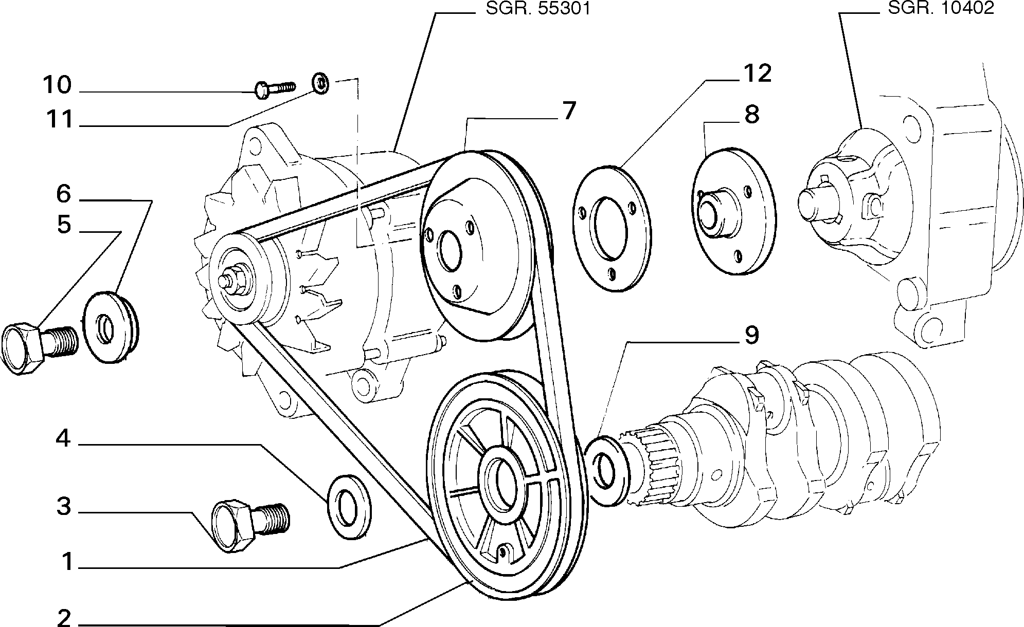 FIAT 71739900 - Клиновий ремінь avtolavka.club