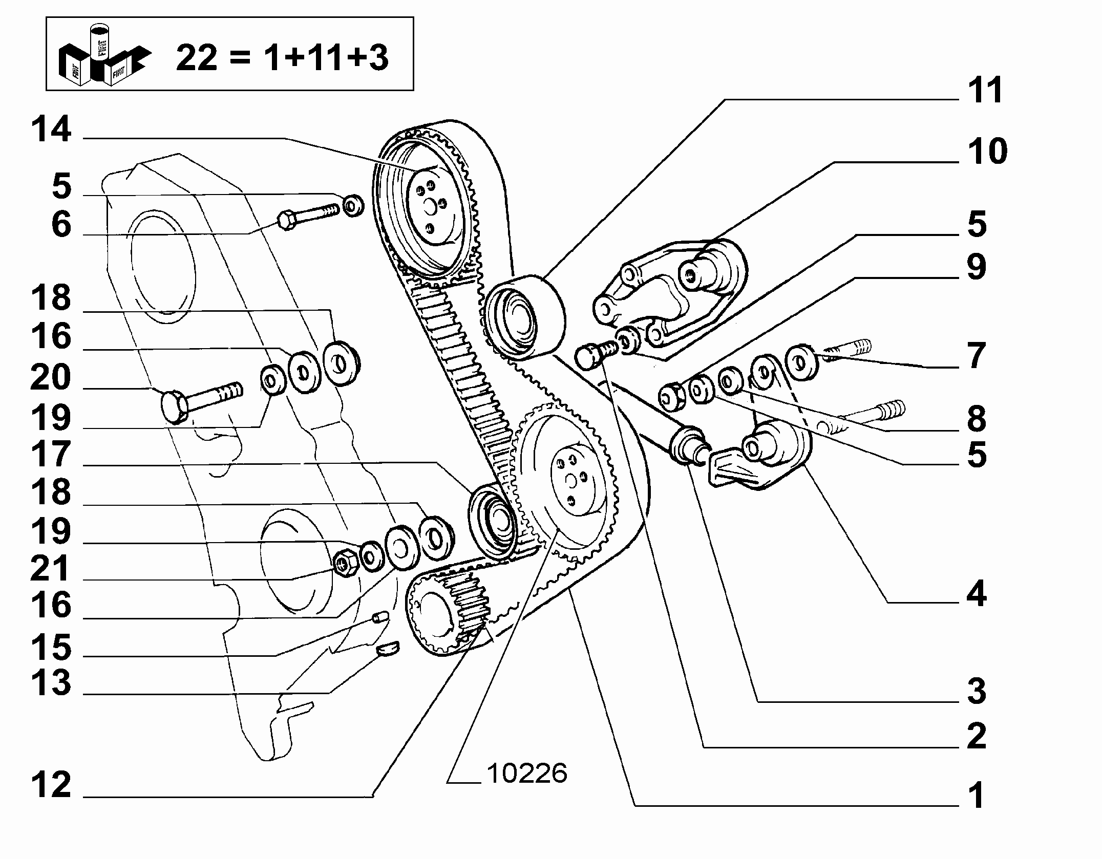 Opel 98419390 - Ремінь ГРМ avtolavka.club