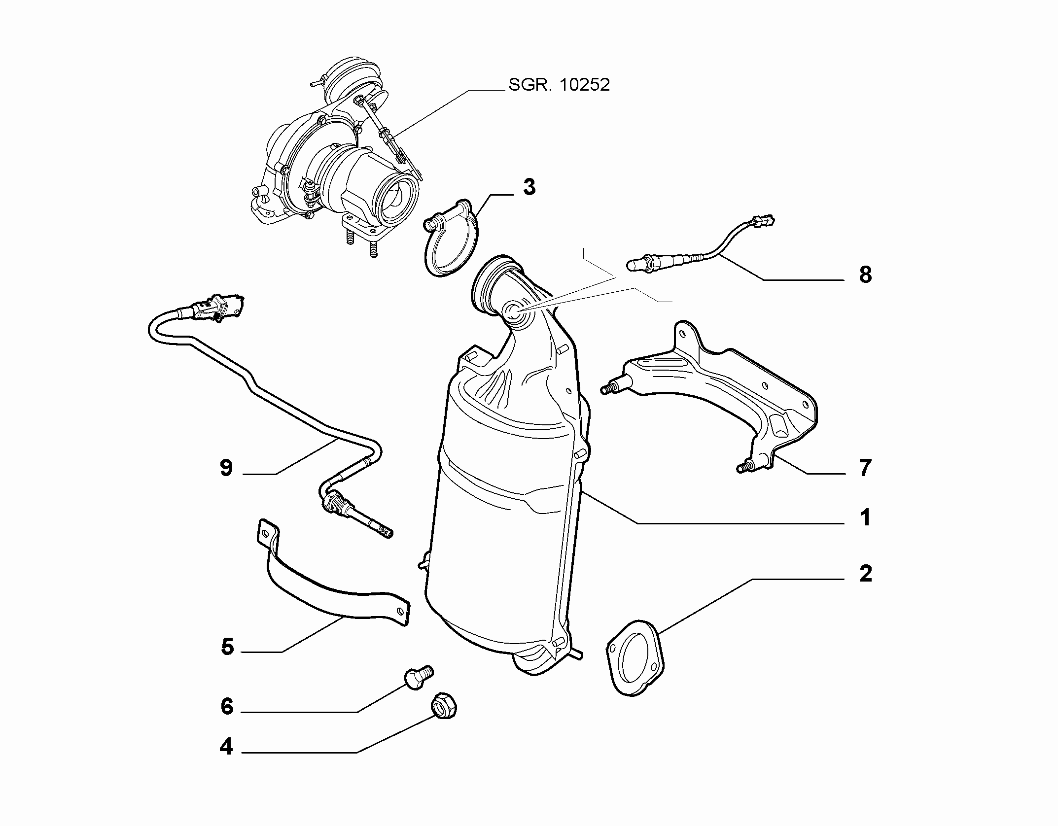 FIAT 55202582 - Лямбда-зонд, датчик кисню avtolavka.club