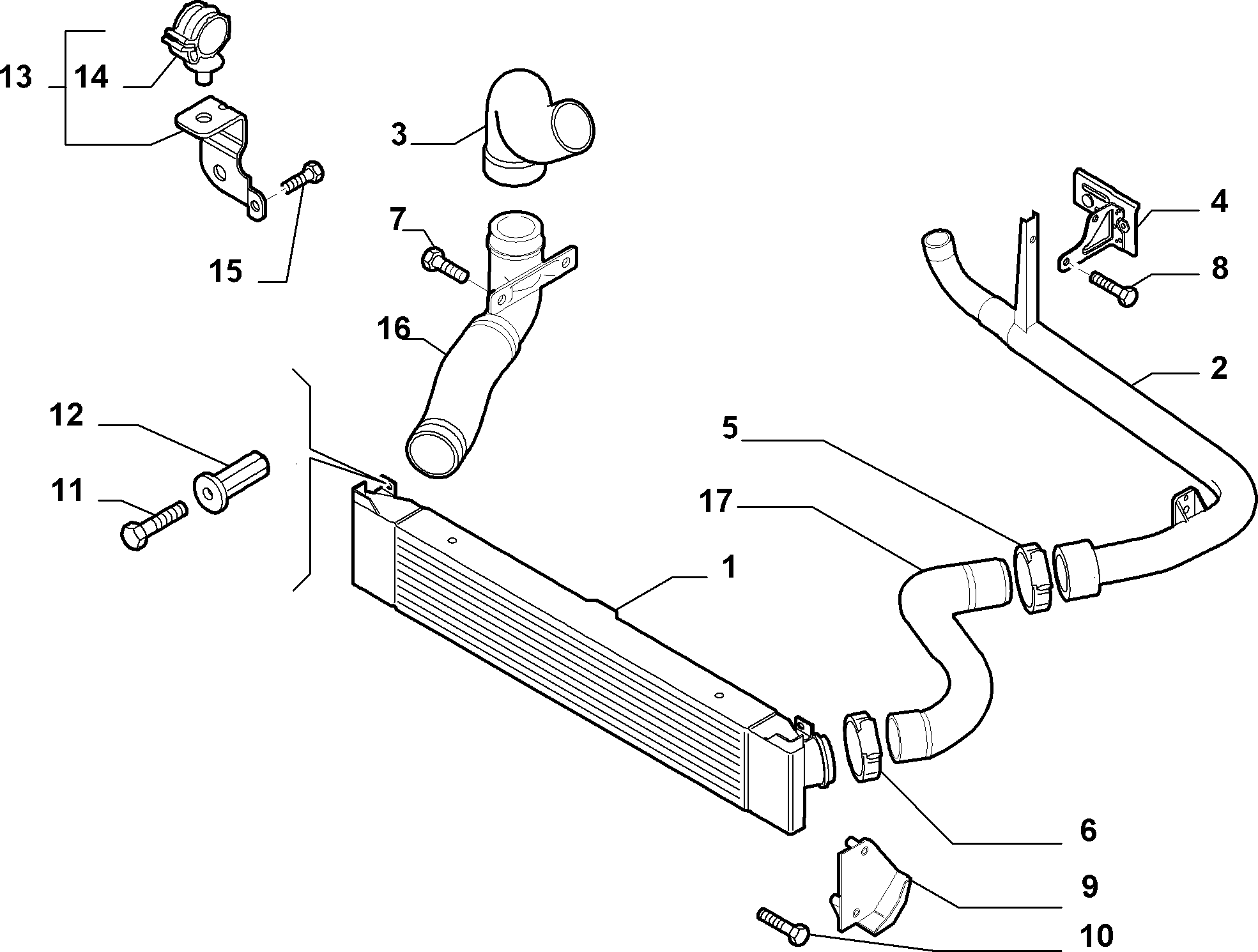 FIAT 1359961080 - Трубка нагнітається повітря avtolavka.club