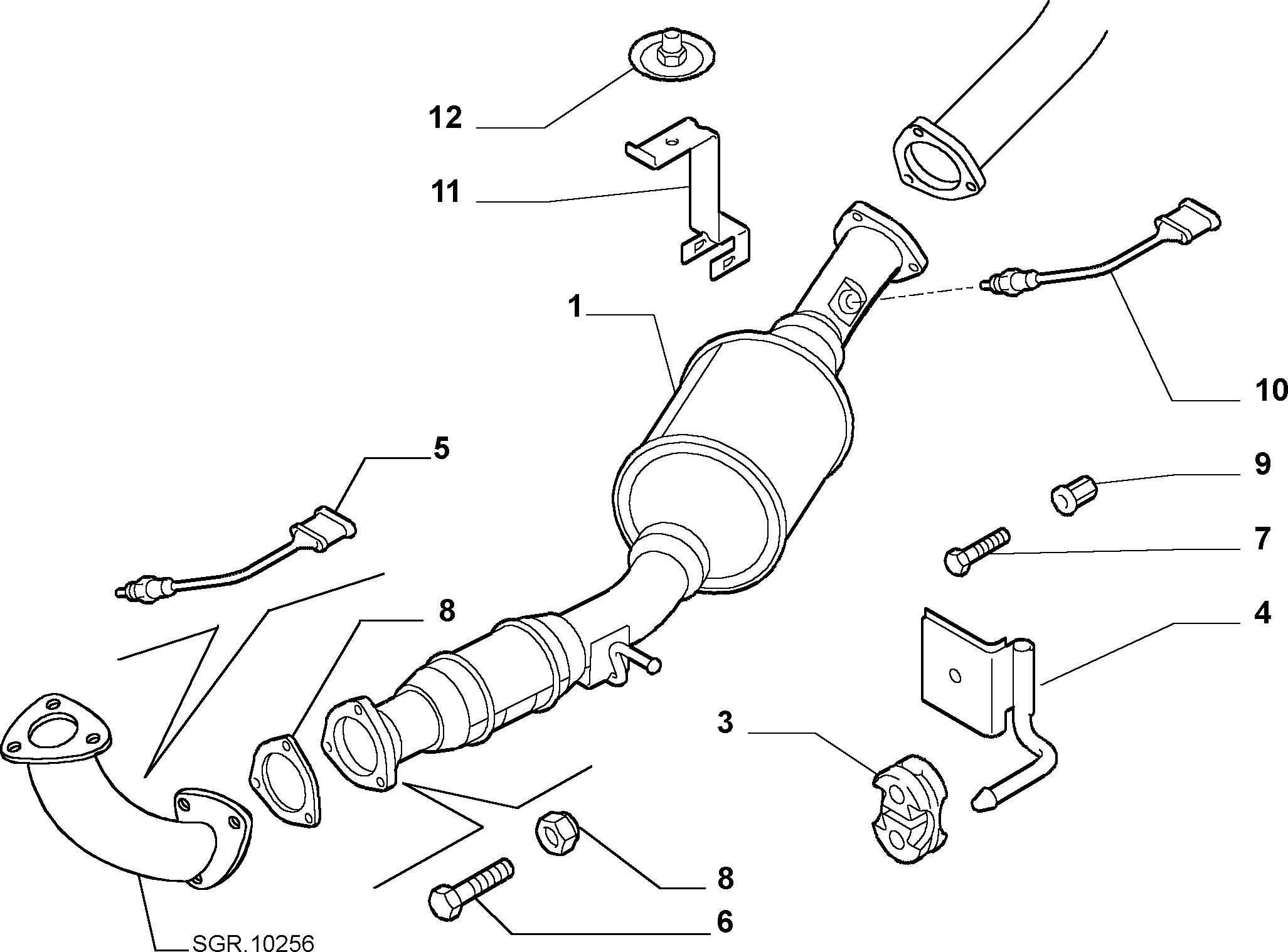 RENAULT 96 35 978 580 - Лямбда-зонд, датчик кисню avtolavka.club