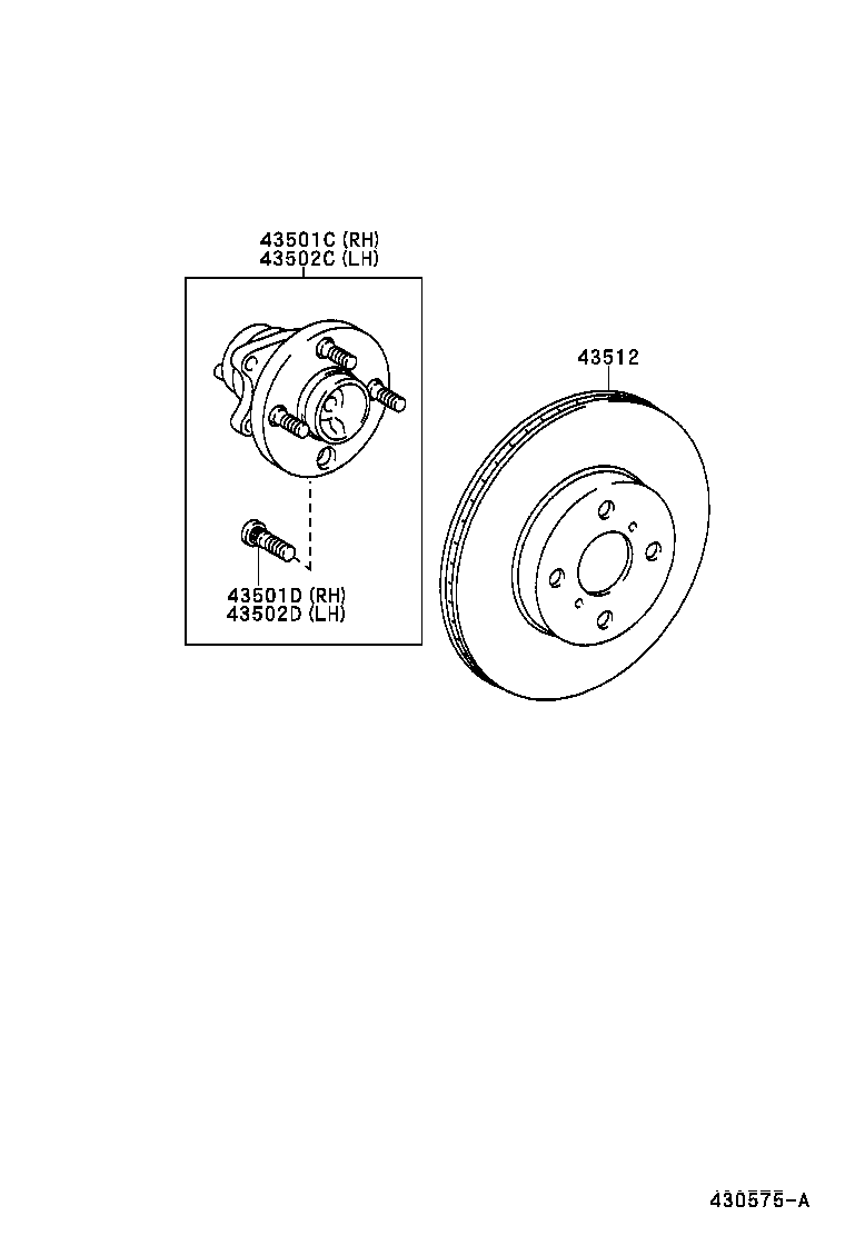 TOYOTA (FAW) 4351217130 - Гальмівний диск avtolavka.club