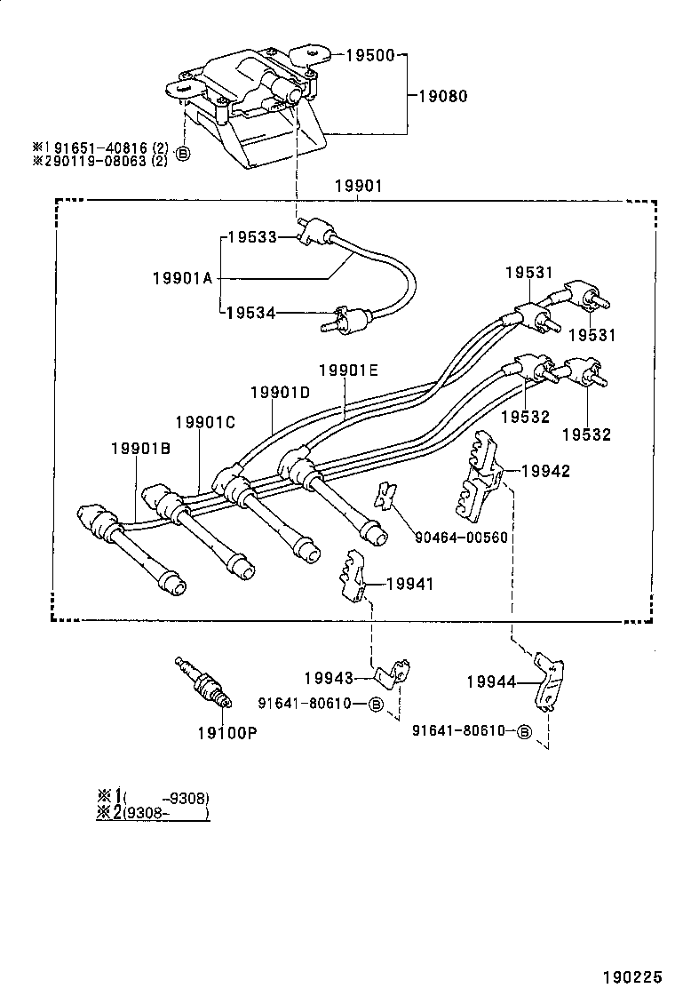 LEXUS 90919-01168 - Свічка запалювання avtolavka.club