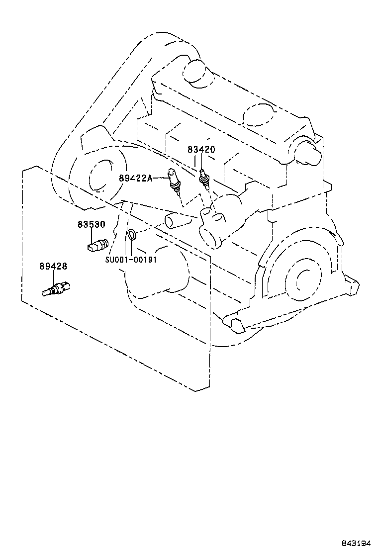 TOYOTA 83530-02040 - Датчик, тиск масла avtolavka.club