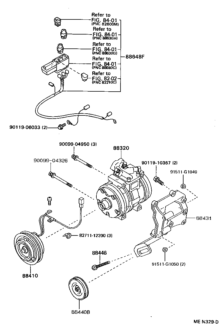 TOYOTA 8844035040 - Паразитний / Провідний ролик, клиновий ремінь avtolavka.club