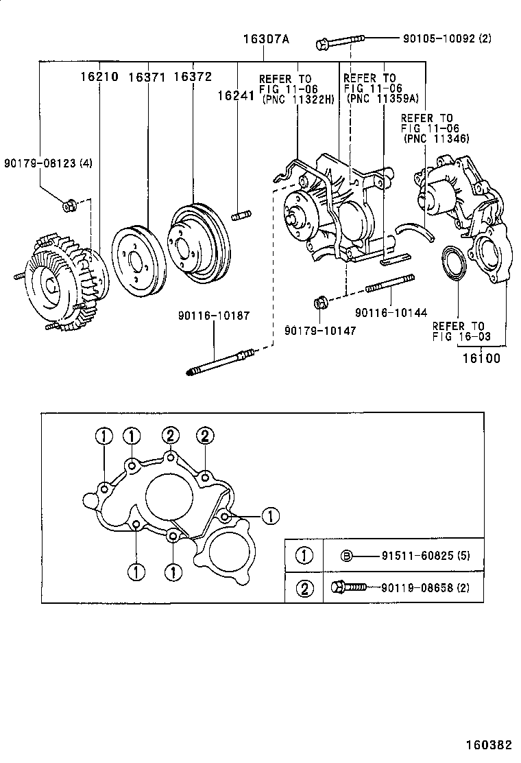 Suzuki 1610069225 - Водяний насос avtolavka.club