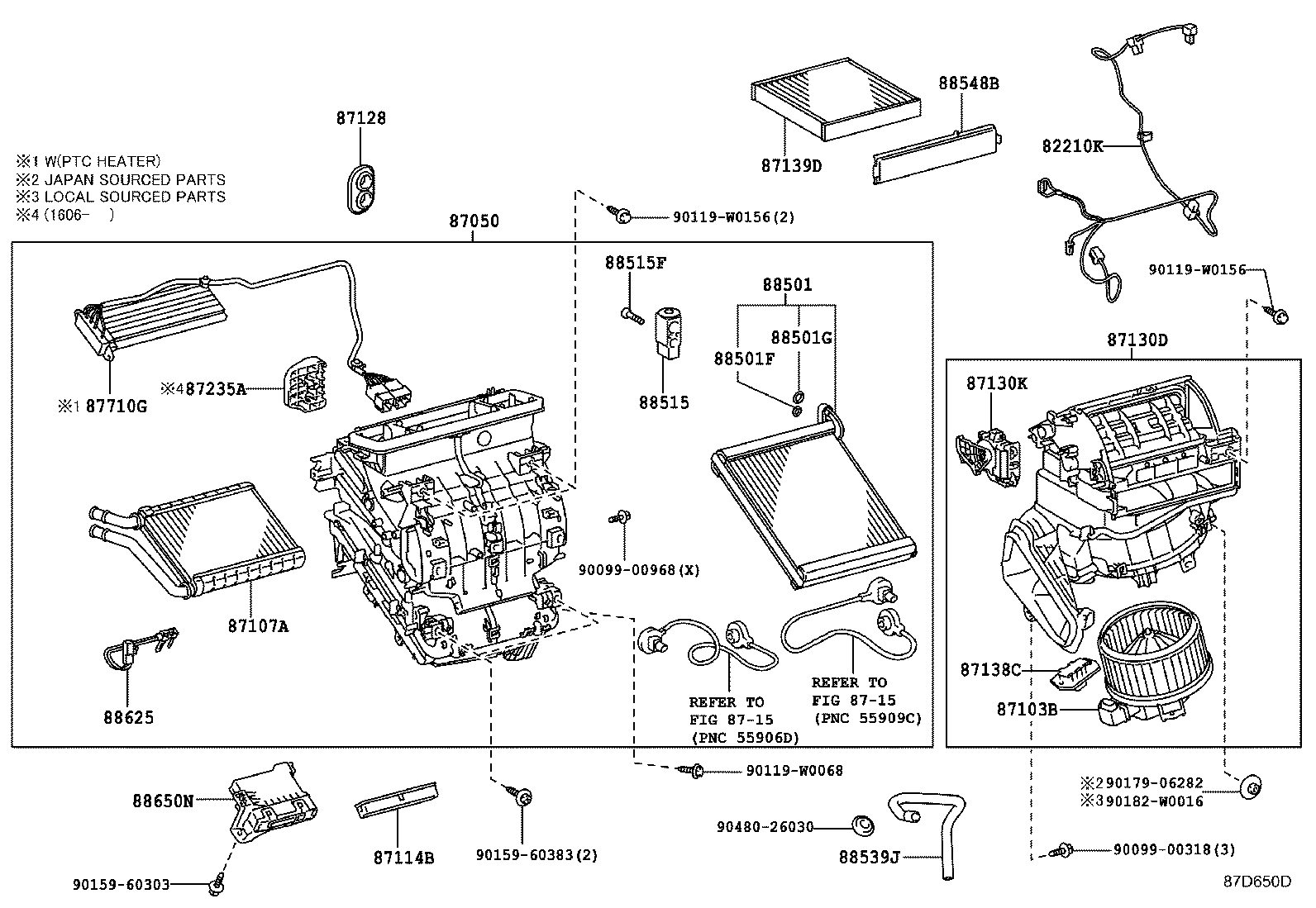 LEXUS 871390D070 - Фільтр, повітря у внутрішній простір avtolavka.club