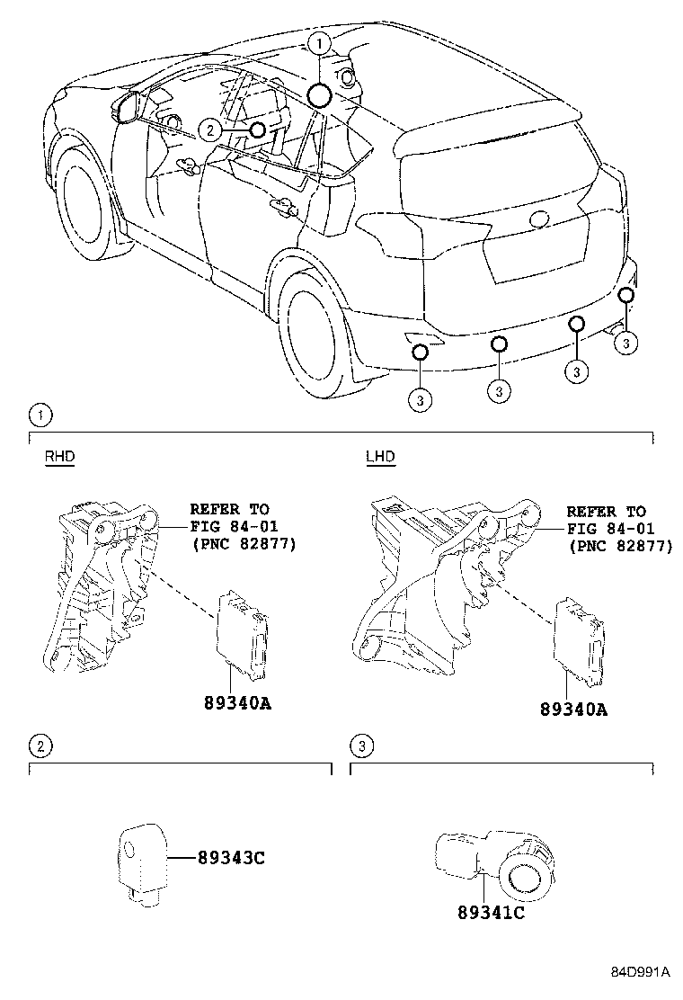 TOYOTA 89341-42010 - Датчик, система допомоги при парковці avtolavka.club