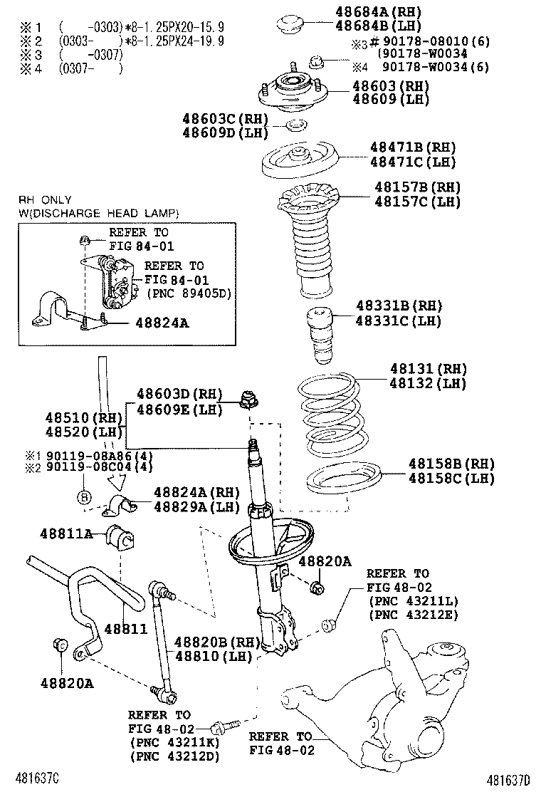 TOYOTA 48131-05730 - Пружина ходової частини avtolavka.club