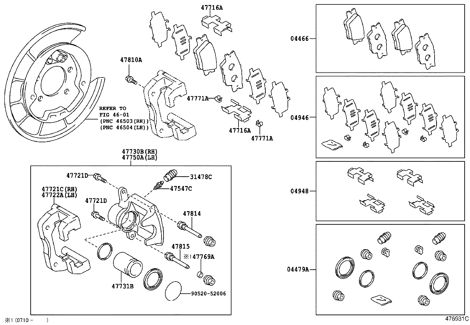 Daihatsu 47831-42060 - Поршень, корпус скоби гальма avtolavka.club