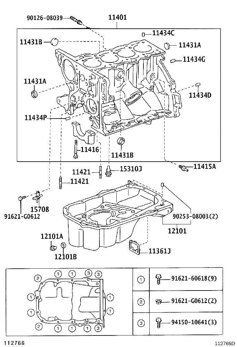 Subaru 9034112032 - Різьбова пробка, масляний піддон avtolavka.club