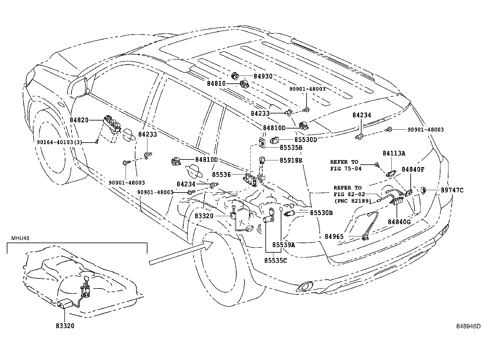 TOYOTA 84810-52030 - Вимикач, стеклолод'емнік avtolavka.club