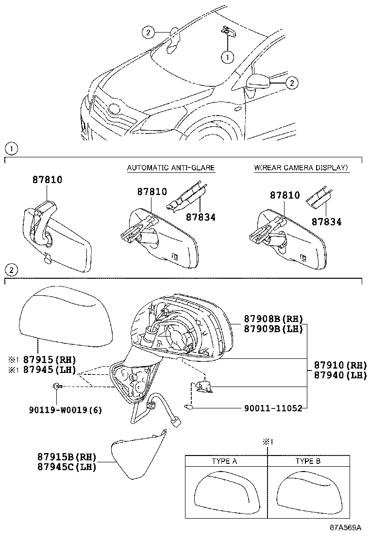 TOYOTA 90011-11052 - Лампа розжарювання avtolavka.club