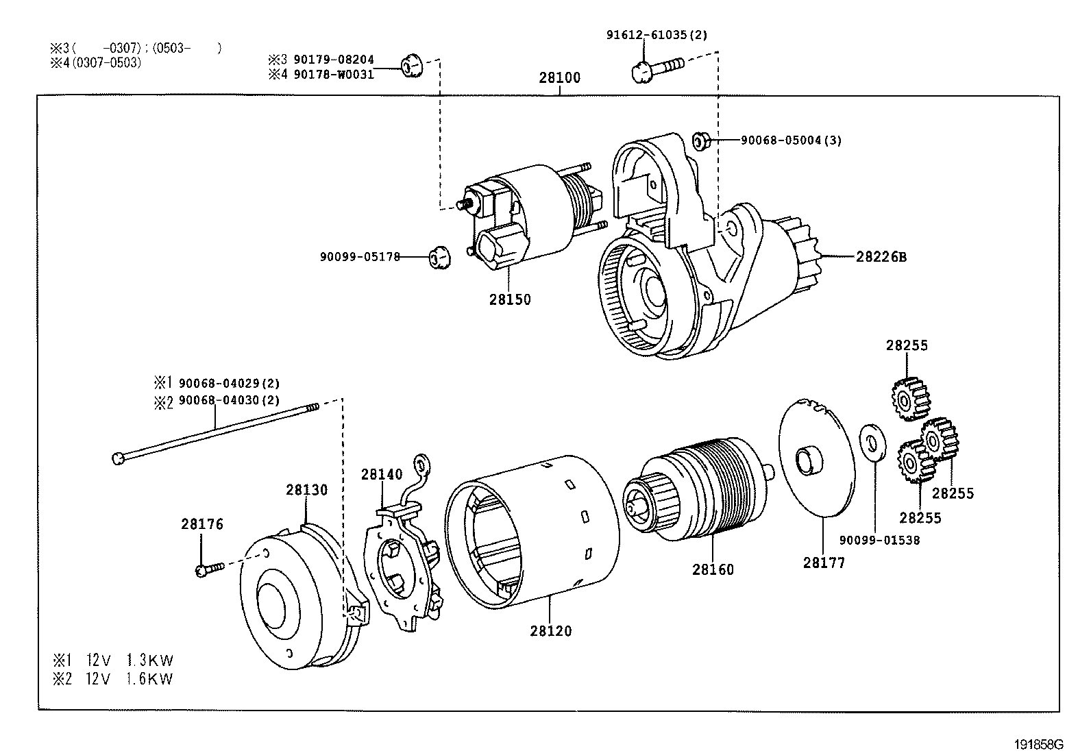 TOYOTA 28100-0H060 - Стартер avtolavka.club