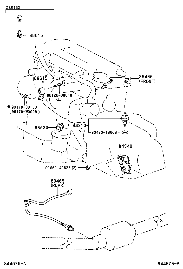 TOYOTA 89465-02080 - Лямбда-зонд, датчик кисню avtolavka.club