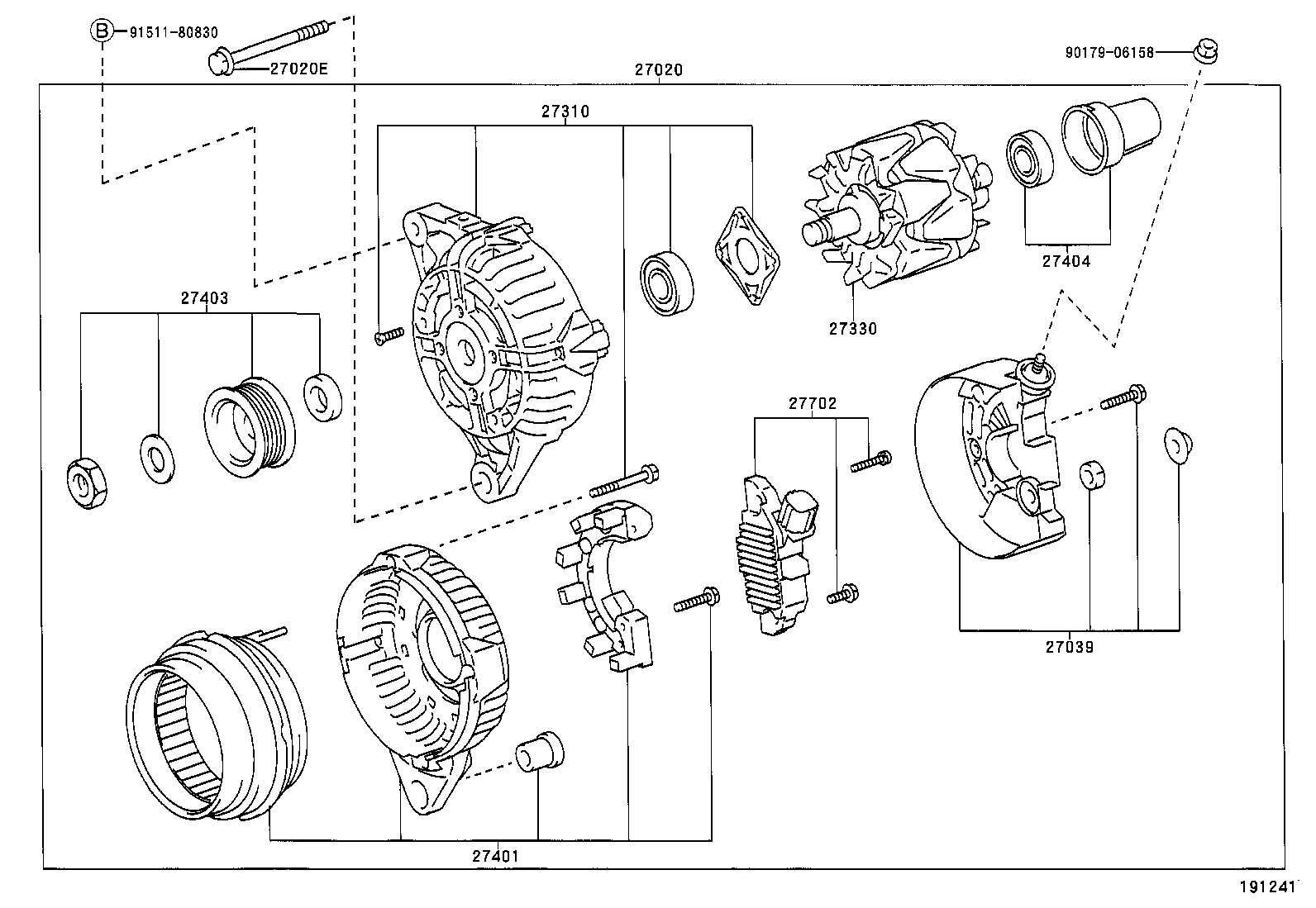 LEXUS 270600D030 - ALTERNATOR ASSY avtolavka.club