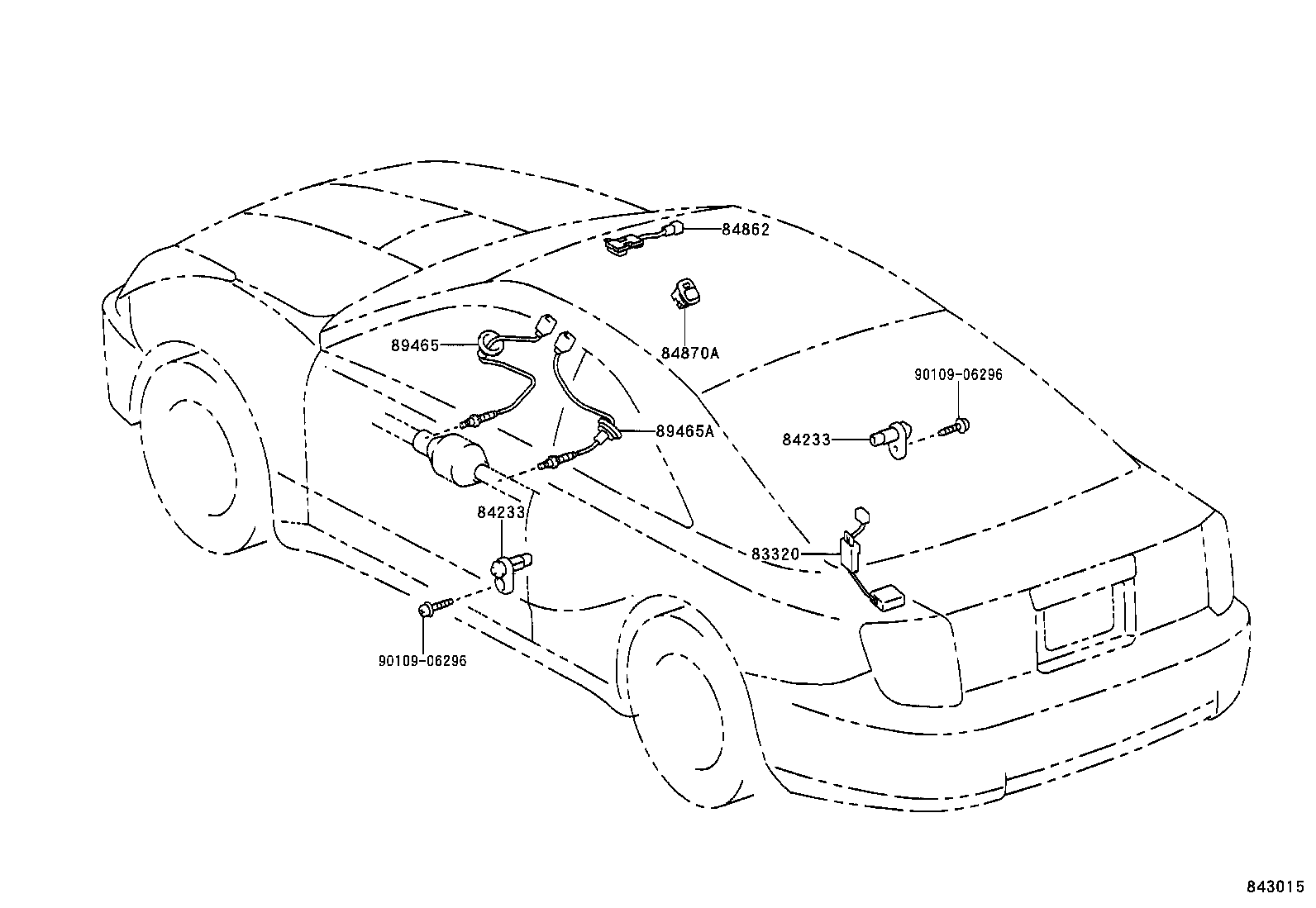 TOYOTA 89465 20710 - Лямбда-зонд, датчик кисню avtolavka.club