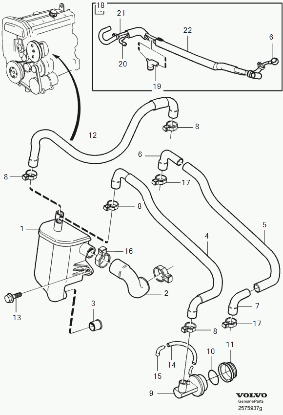 Volvo 9135060 - Прокладка, впускний колектор avtolavka.club