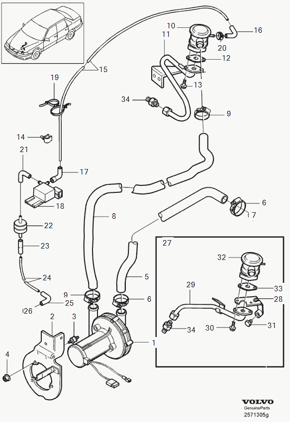 Volvo 949 120 - Трубопровід avtolavka.club