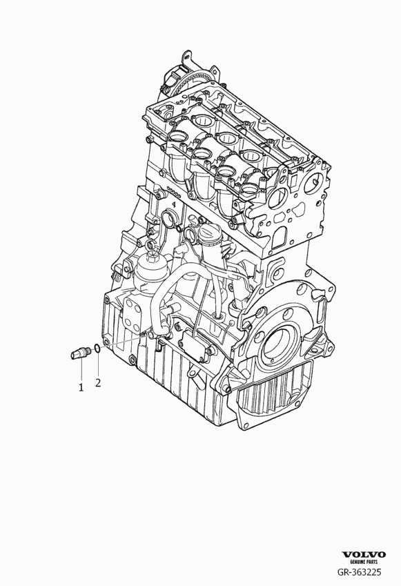 Volvo 3 072 522 9 - Датчик, тиск масла avtolavka.club