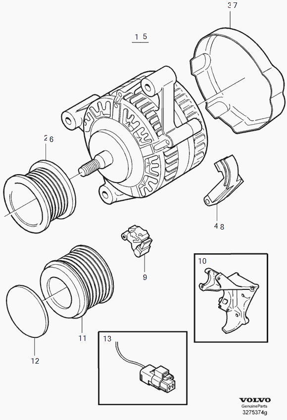 Vauxhall 36002231 - Ремінний шків, генератор avtolavka.club