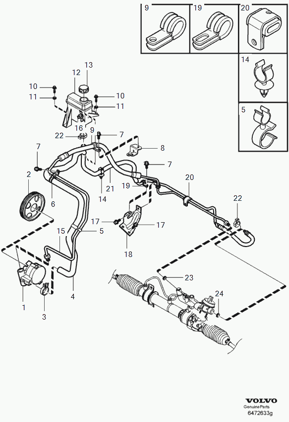 Mitsubishi 30620812 - Гідравлічний насос, рульове управління, ГУР avtolavka.club