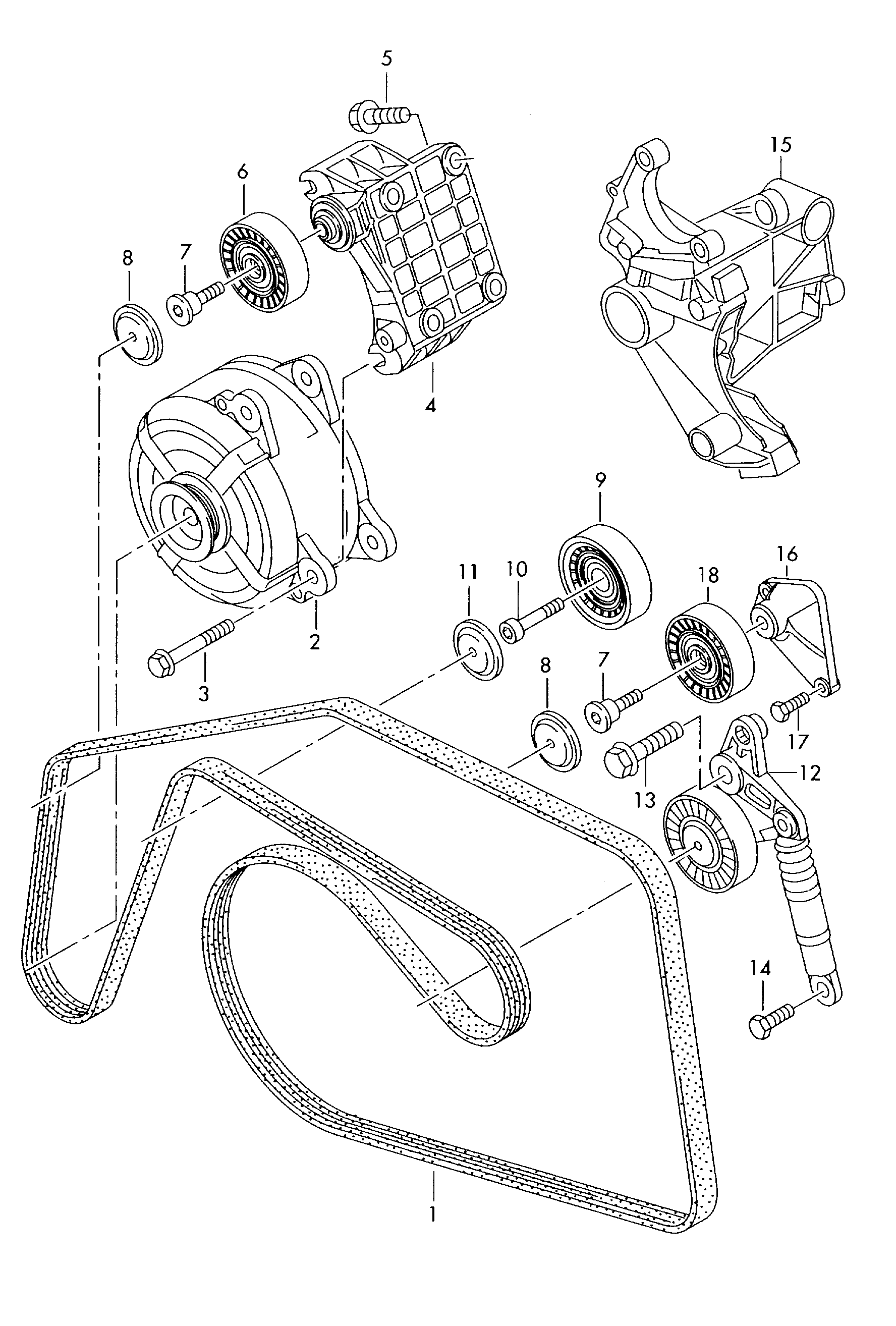 VW 059903137R - Поліклиновий ремінь avtolavka.club