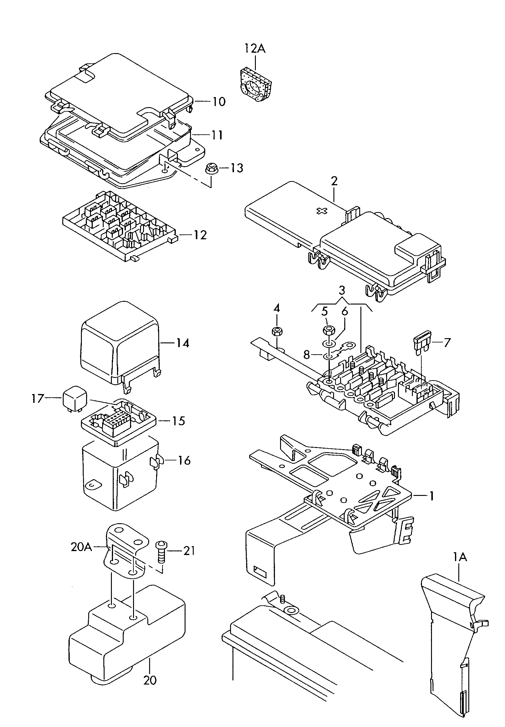 AUDI 7M0951253A - Реле avtolavka.club