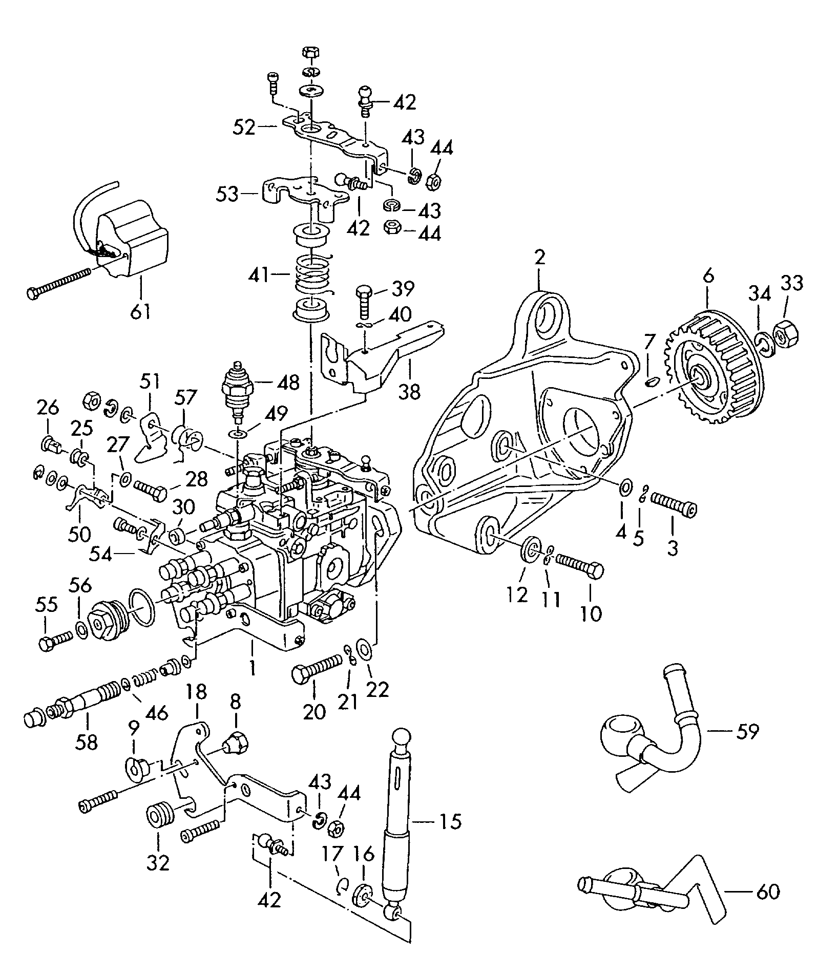 VAG 074 130 108 GX - Паливний насос високого тиску, ТНВТ avtolavka.club