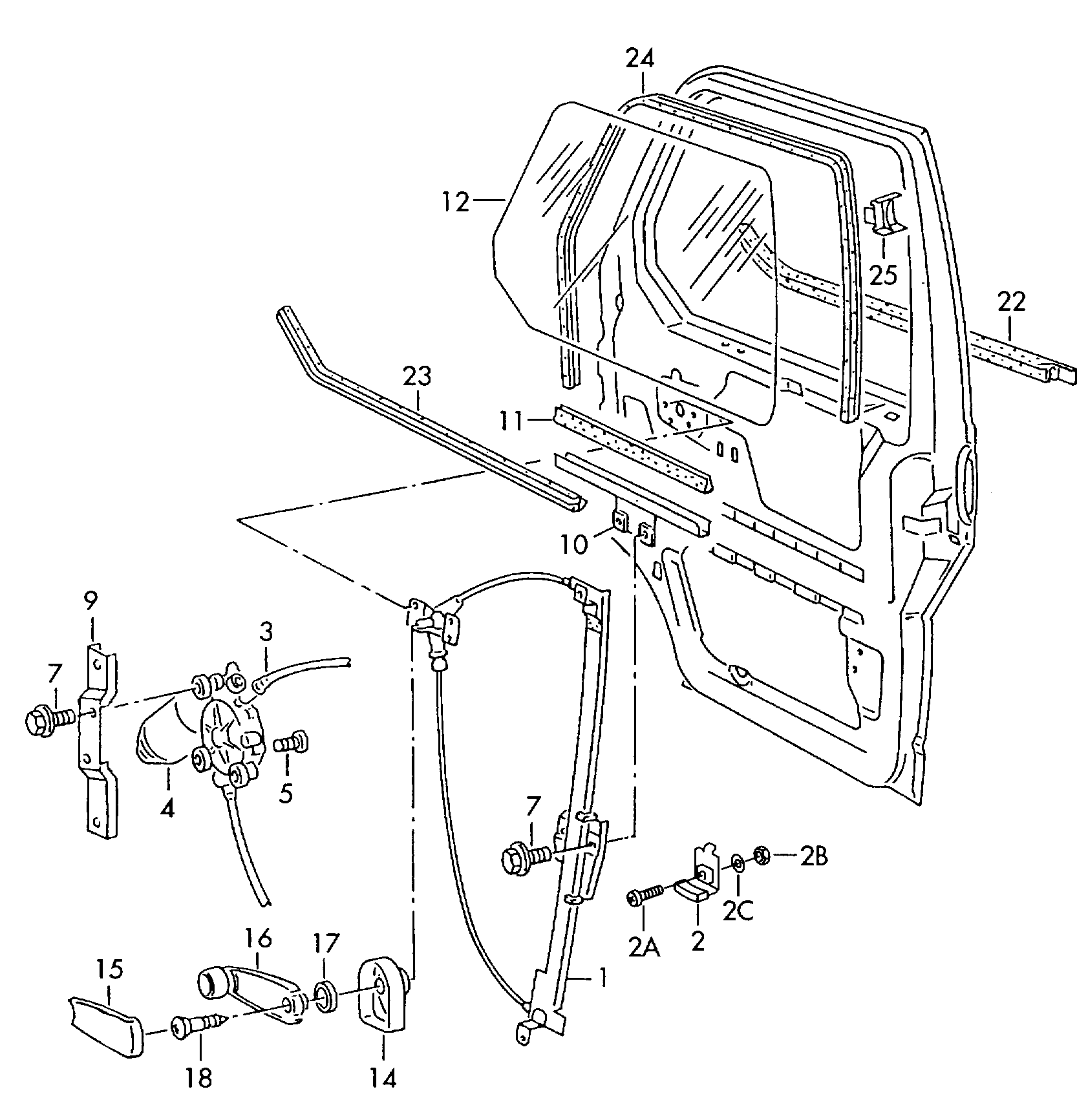 AUDI 701837461A - Підйомний пристрій для вікон avtolavka.club